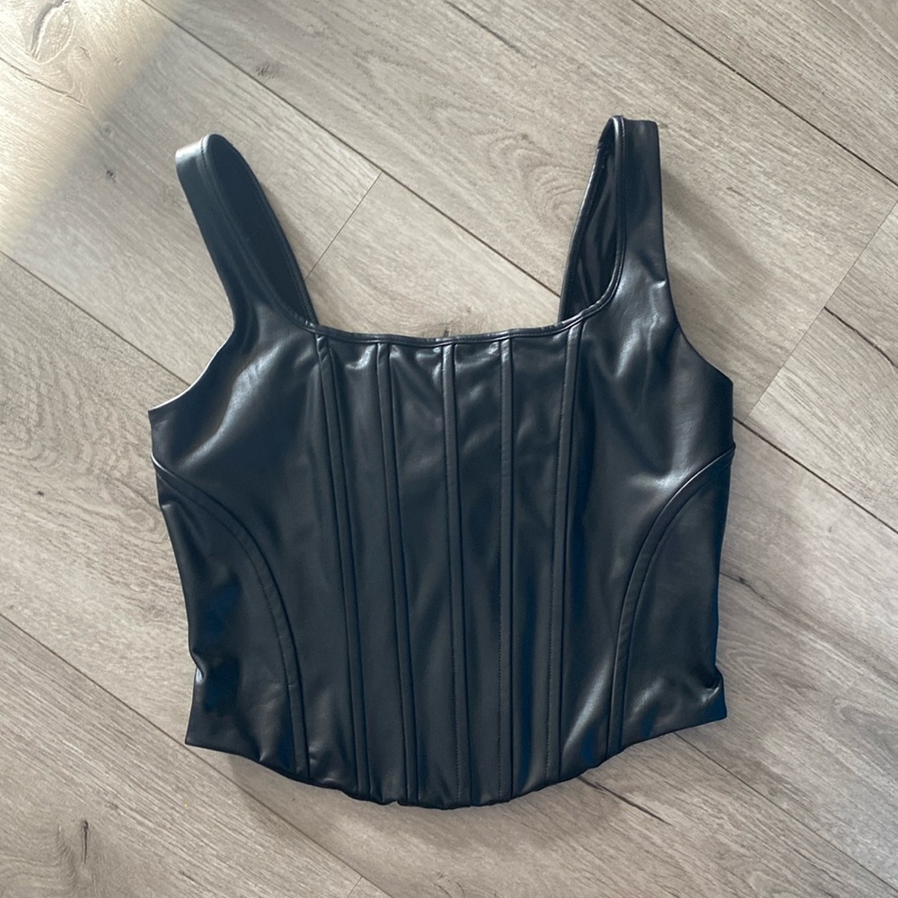 Black corset from body contour collection